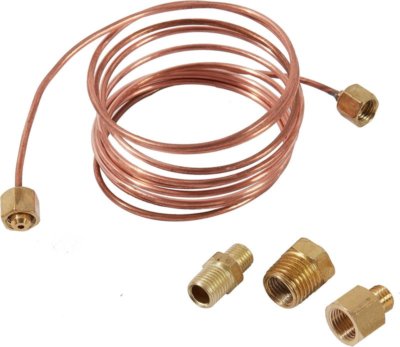 Autycle 72" Mechanical Oil Pressure Gauge Copper Line Tubing Kit w/Fitting - Image 4